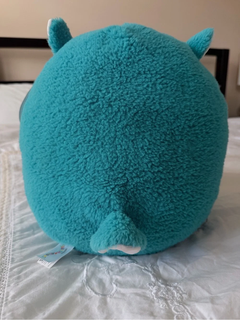 Squishmallows Teal Llama Plush - Cute Embroidered Face